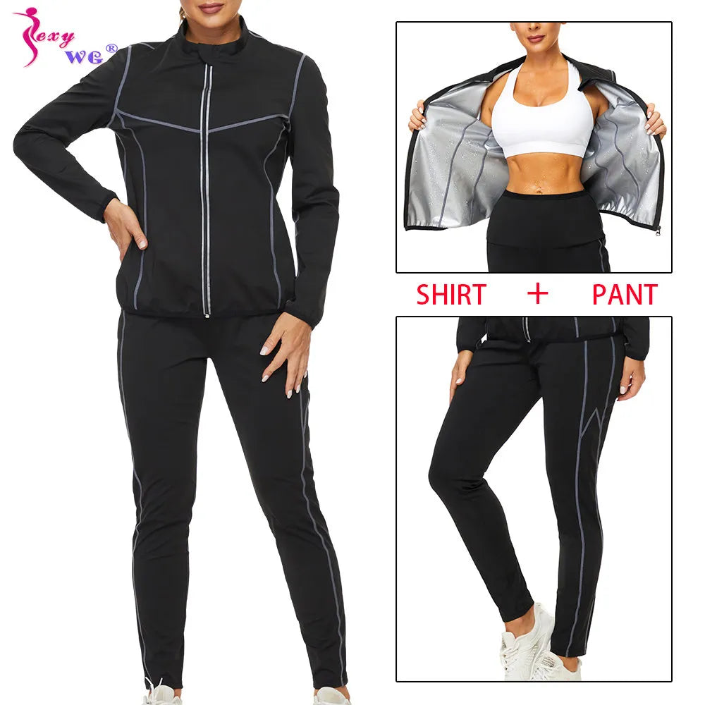 Women Weight Loss Jacket Pant